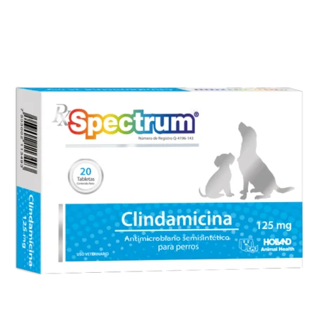 Rx Spectrum Clindamicina - 125 mg (20 TABS)