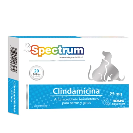 Rx Spectrum Clindamicina - 25 mg (20 TABS)